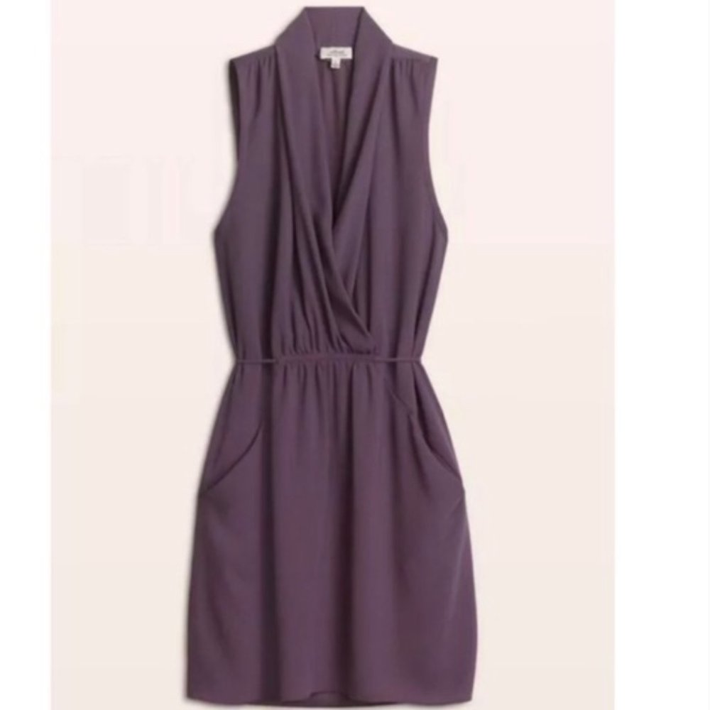 Aritzia Wilfred Purple Sabine Dress